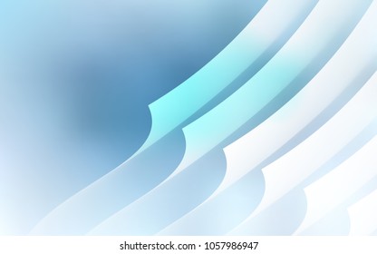 Light BLUE vector texture with colored lines. Shining colored illustration with sharp stripes. Best design for your ad, poster, banner.