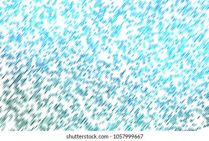 Light BLUE vector texture with colored lines. Lines on blurred abstract background with gradient. Smart design for your business advert.