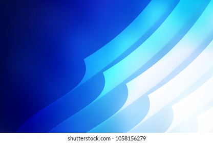 Light BLUE vector texture with colored lines. Decorative shining illustration with lines on abstract template. Template for your beautiful backgrounds.