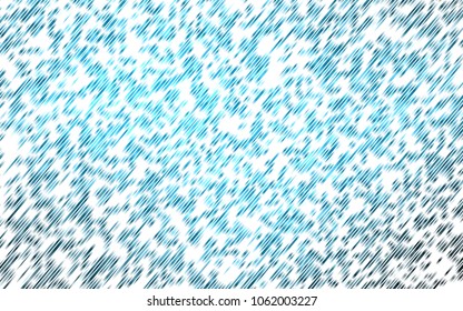Light BLUE vector texture with colored lines. Shining colored illustration with narrow lines. The pattern can be used for busines ad, booklets, leaflets