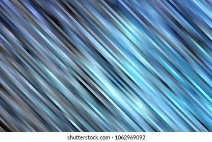Light BLUE vector texture with colored lines. Decorative shining illustration with lines on abstract template. The template can be used as a background.