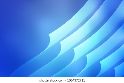 Light BLUE vector texture with colored lines. Modern geometrical abstract illustration with Lines. The pattern for ad, booklets, leaflets.