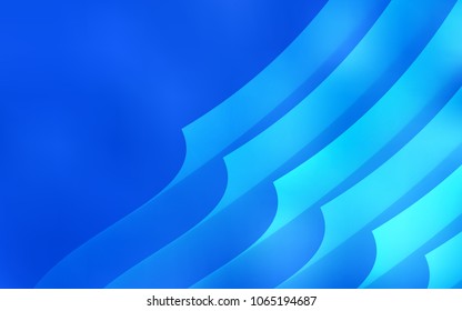 Light BLUE vector texture with colored lines. Decorative shining illustration with lines on abstract template. The pattern for ad, booklets, leaflets.