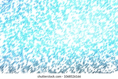 Light BLUE vector texture with colored lines. Modern geometrical abstract illustration with staves. The pattern can be used for busines ad, booklets, leaflets