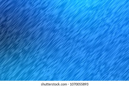 Light BLUE vector texture with colored lines. Modern geometrical abstract illustration with staves. Smart design for your business advert.