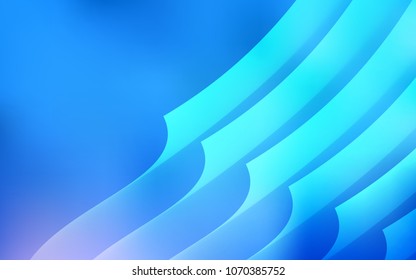 Light BLUE vector texture with colored lines. Decorative shining illustration with lines on abstract template. Pattern for ads, posters, banners.