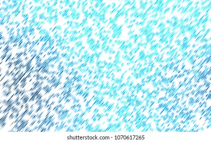 Light BLUE vector texture with colored lines. Shining colored illustration with narrow lines. Best design for your ad, poster, banner.