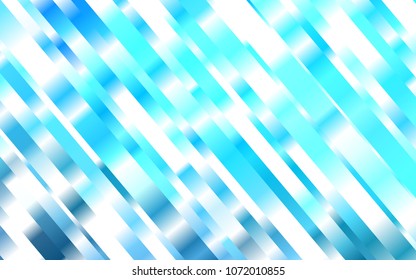 Light BLUE vector texture with colored lines. Lines on blurred abstract background with gradient. The pattern can be used for busines ad, booklets, leaflets