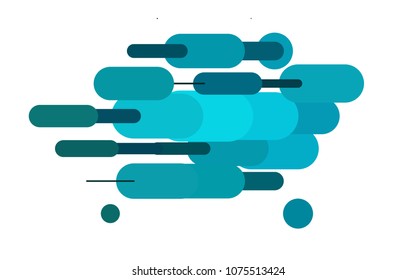 Light BLUE vector texture with colored capsules. Capsules on blurred abstract background with gradient. The pattern can be used as ads, poster, banner for medicine.
