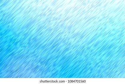 Light BLUE vector texture with colored lines. Shining colored illustration with narrow lines. The pattern can be used for busines ad, booklets, leaflets