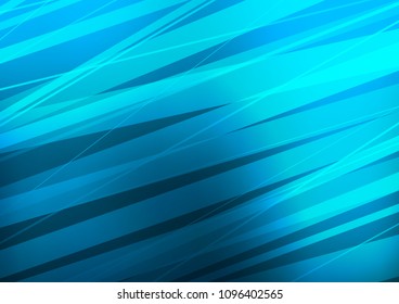 Light BLUE vector texture with colored lines. Blurred decorative design in simple style with lines. The template can be used as a background.