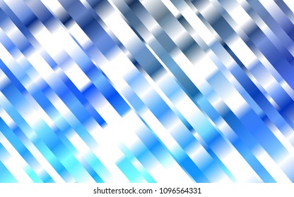 Light BLUE vector texture with colored lines. Lines on blurred abstract background with gradient. The template can be used as a background.