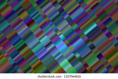 Light BLUE vector texture with colored lines. Glitter abstract illustration with colored sticks. Smart design for your business advert.