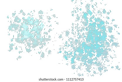 Light BLUE vector texture with colored lines. Decorative shining illustration with lines on abstract template. The pattern can be used for busines ad, booklets, leaflets