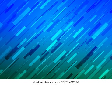 Light BLUE vector texture with colored lines. Decorative shining illustration with lines on abstract template. The pattern can be used for websites.