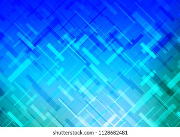 Light BLUE vector texture with colored lines. Modern geometrical abstract illustration with staves. Best design for your ad, poster, banner.