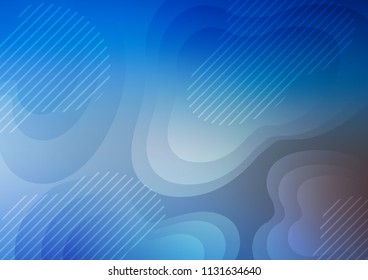 Light BLUE vector texture with colored lines. Glitter abstract illustration with colored sticks. The pattern can be used as ads, poster, banner for commercial.
