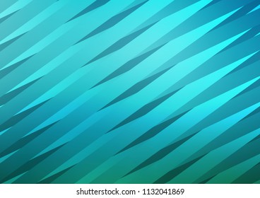 Light BLUE vector texture with colored lines. Shining colored illustration with narrow lines. The pattern can be used for busines ad, booklets, leaflets