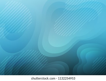 Light BLUE vector texture with colored lines. Shining colored illustration with narrow lines. Best design for your ad, poster, banner.
