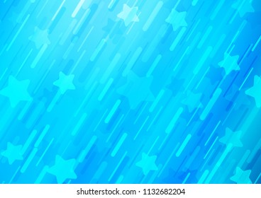 Light BLUE vector texture with colored lines. Glitter abstract illustration with colored sticks. Best design for your ad, poster, banner.