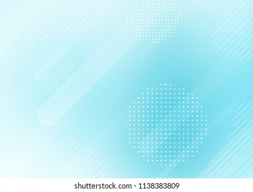 Light BLUE vector texture with colored capsules, dots. Decorative shining illustration with lines, dots on abstract template. The pattern can be used for websites.