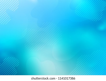 Light BLUE vector texture with colored lines. Shining colored illustration with narrow lines. The pattern can be used as ads, poster, banner for commercial.