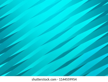 Light BLUE vector texture with colored lines. Decorative shining illustration with lines on abstract template. Smart design for your business advert.