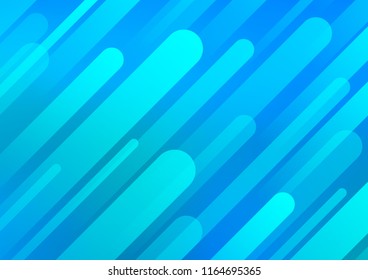 Light BLUE vector texture with colored lines. Modern geometrical abstract illustration with staves. Smart design for your business advert.