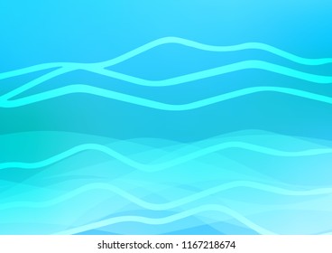 Light BLUE vector texture with colored lines. Lines on blurred abstract background with gradient. Best design for your ad, poster, banner.