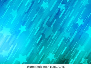 Light BLUE vector texture with colored lines. Blurred decorative design in simple style with lines. Smart design for your business advert.