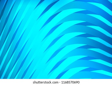 Light BLUE vector texture with colored lines. Shining colored illustration with narrow lines. The pattern can be used as ads, poster, banner for commercial.