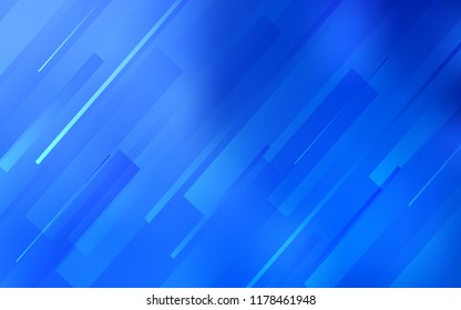 Light BLUE vector texture with colored lines. Decorative shining illustration with lines on abstract template. Template for your beautiful backgrounds.