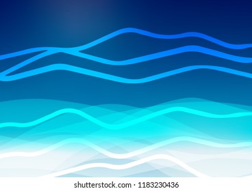 Light BLUE vector texture with colored lines. Glitter abstract illustration with colored sticks. The pattern can be used for busines ad, booklets, leaflets
