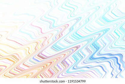 Light BLUE vector texture with colored lines. Decorative shining illustration with lines on abstract template. Best design for your ad, poster, banner.