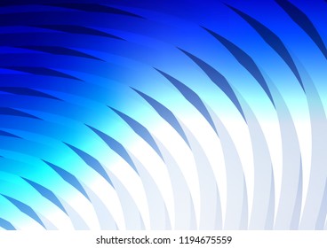 Light BLUE vector texture with colored lines. Blurred decorative design in simple style with lines. The pattern can be used as ads, poster, banner for commercial.