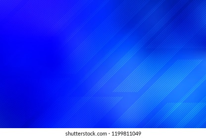 Light BLUE vector texture with colored lines. Glitter abstract illustration with colored sticks. Template for your beautiful backgrounds.