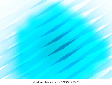 Light BLUE vector texture with colored lines. Shining colored illustration with narrow lines. The pattern can be used for busines ad, booklets, leaflets