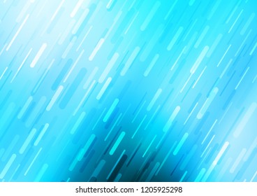 Light BLUE vector texture with colored lines. Decorative shining illustration with lines on abstract template. The pattern can be used for busines ad, booklets, leaflets