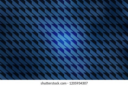 Light BLUE vector texture with colored lines. Shining colored illustration with sharp stripes. Pattern for ads, posters, banners.