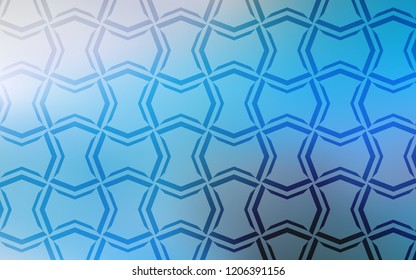 Light BLUE vector texture with colored lines. Blurred decorative design in simple style with lines. Pattern for your busines websites.