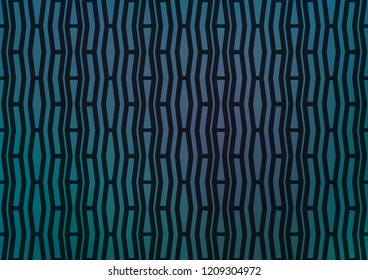 Light BLUE vector texture with colored lines. Decorative shining illustration with lines on abstract template. The pattern can be used for websites.