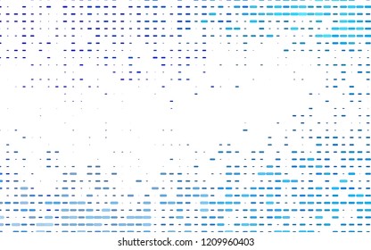 Light BLUE vector texture with colored lines. Shining colored illustration with narrow lines. The template can be used as a background.