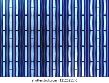 Light BLUE vector texture with colored lines. Decorative shining illustration with lines on abstract template. The pattern can be used as ads, poster, banner for commercial.