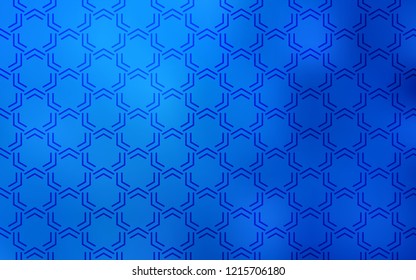 Light BLUE vector texture with colored lines. Modern geometrical abstract illustration with Lines. Smart design for your business advert.