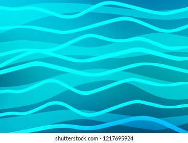 Light BLUE vector texture with colored lines. Lines on blurred abstract background with gradient. The pattern can be used as ads, poster, banner for commercial.