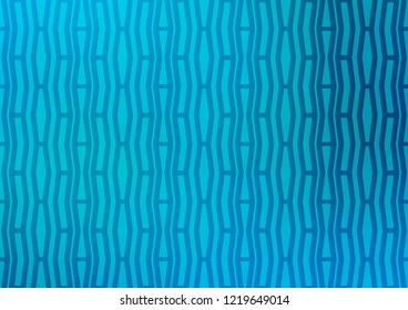 Light BLUE vector texture with colored lines. Modern geometrical abstract illustration with staves. Best design for your ad, poster, banner.