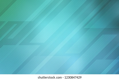 Light BLUE vector texture with colored lines. Modern geometrical abstract illustration with Lines. The pattern for ad, booklets, leaflets.