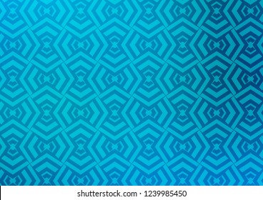 Light BLUE vector texture with colored lines. Shining illustration with lines on abstract template. Best design for your ad, poster, banner.