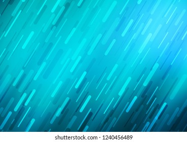 Light BLUE vector texture with colored lines. Shining colored illustration with narrow lines. Best design for your ad, poster, banner.