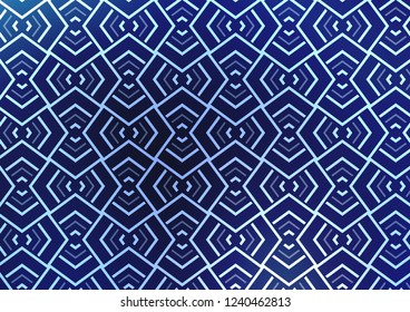 Light BLUE vector texture with colored lines. Lines on blurred abstract background with gradient. Smart design for your business advert.